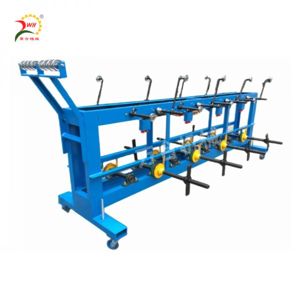 双排卧式有轴式放线架